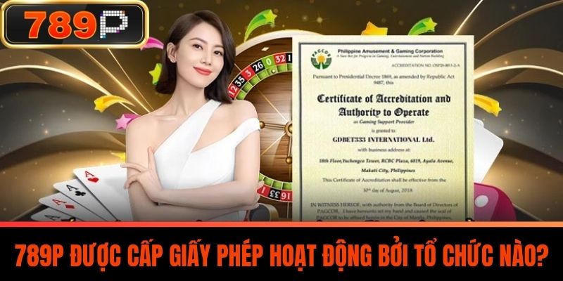 789P Được Cấp Giấy Phép Hoạt Động Bởi Tổ Chức Nào?